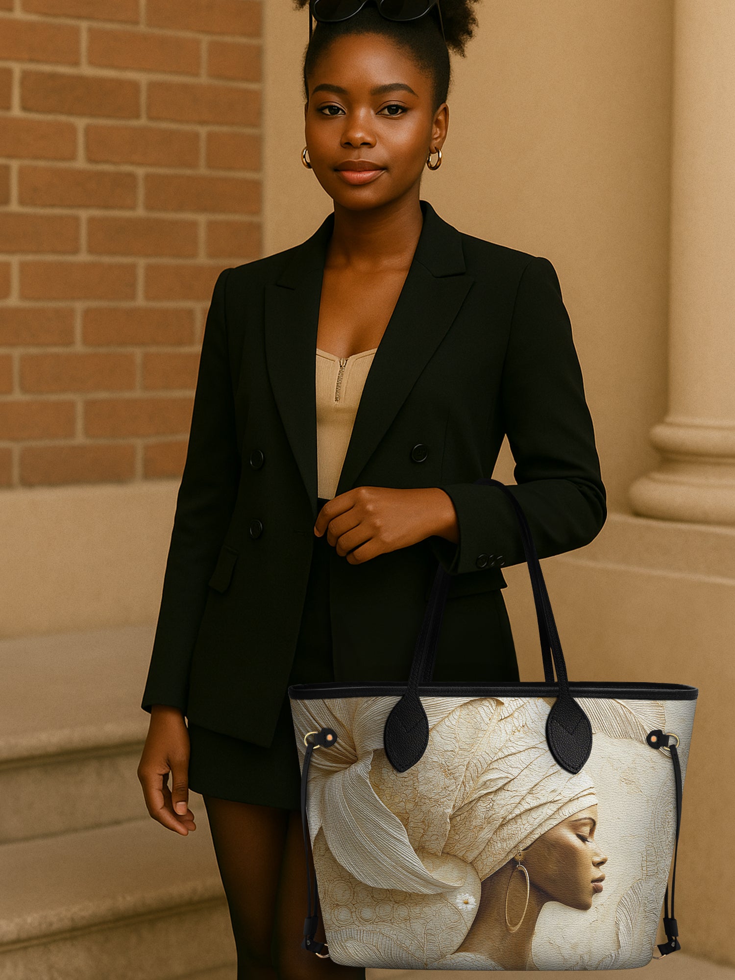 Blossom Goddess Classic Shopper Tote QR0TV115