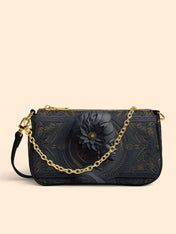 Midnight Bloom Classic Zip Pochette QR0TV104