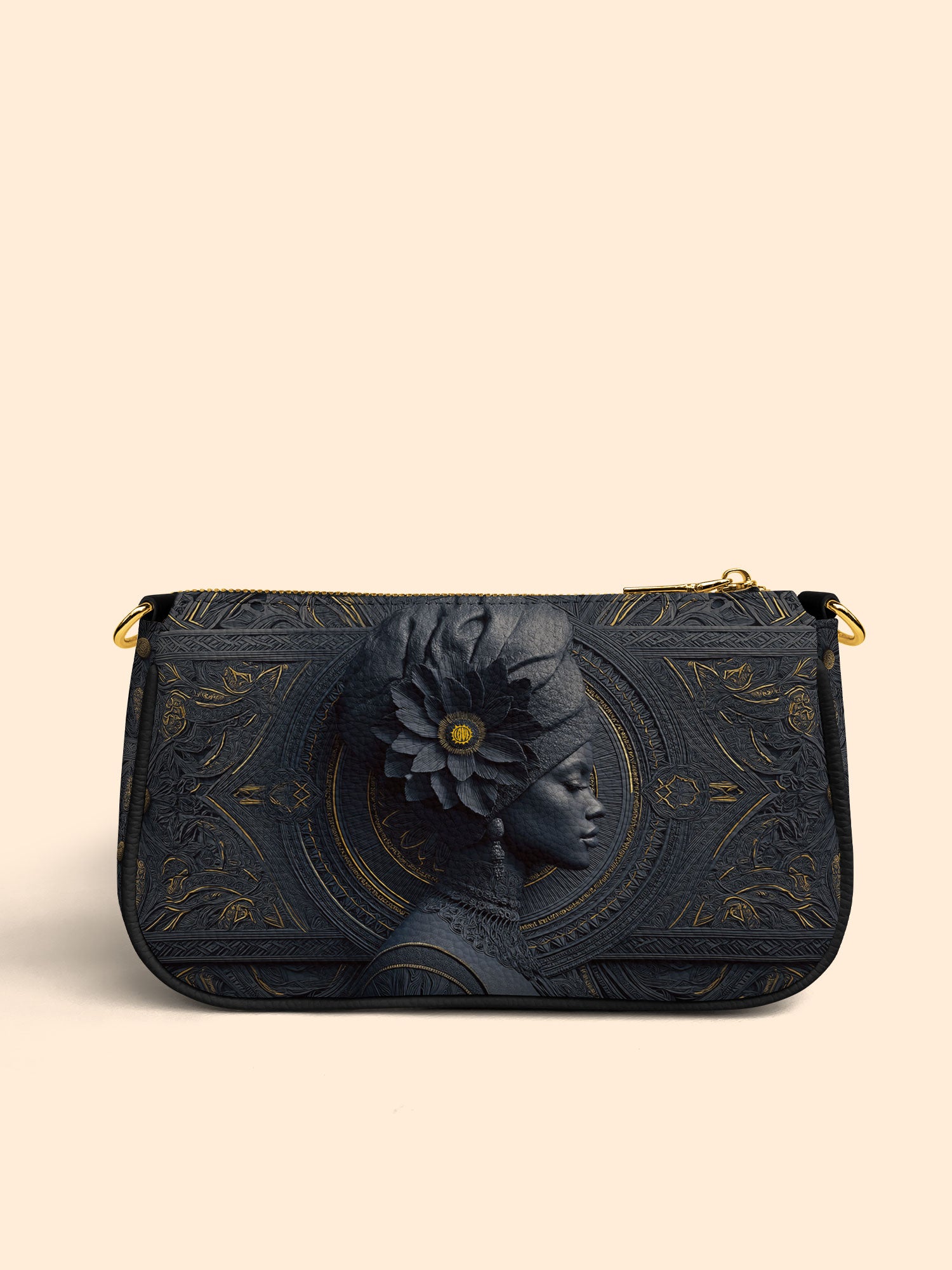Midnight Bloom Classic Zip Pochette QR0TV104