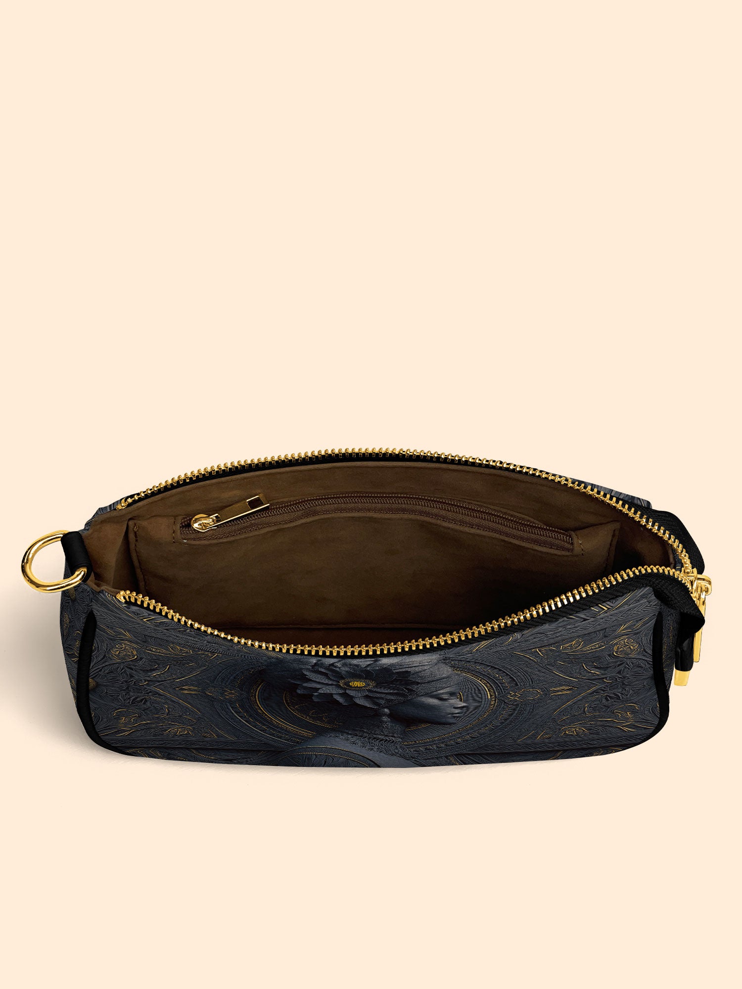 Midnight Bloom Classic Zip Pochette QR0TV104