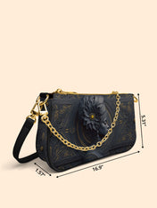 Midnight Bloom Classic Zip Pochette QR0TV104