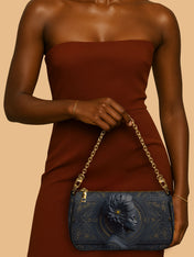 Midnight Bloom Classic Zip Pochette QR0TV104