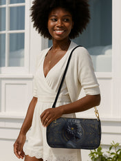 Midnight Bloom Classic Zip Pochette QR0TV104