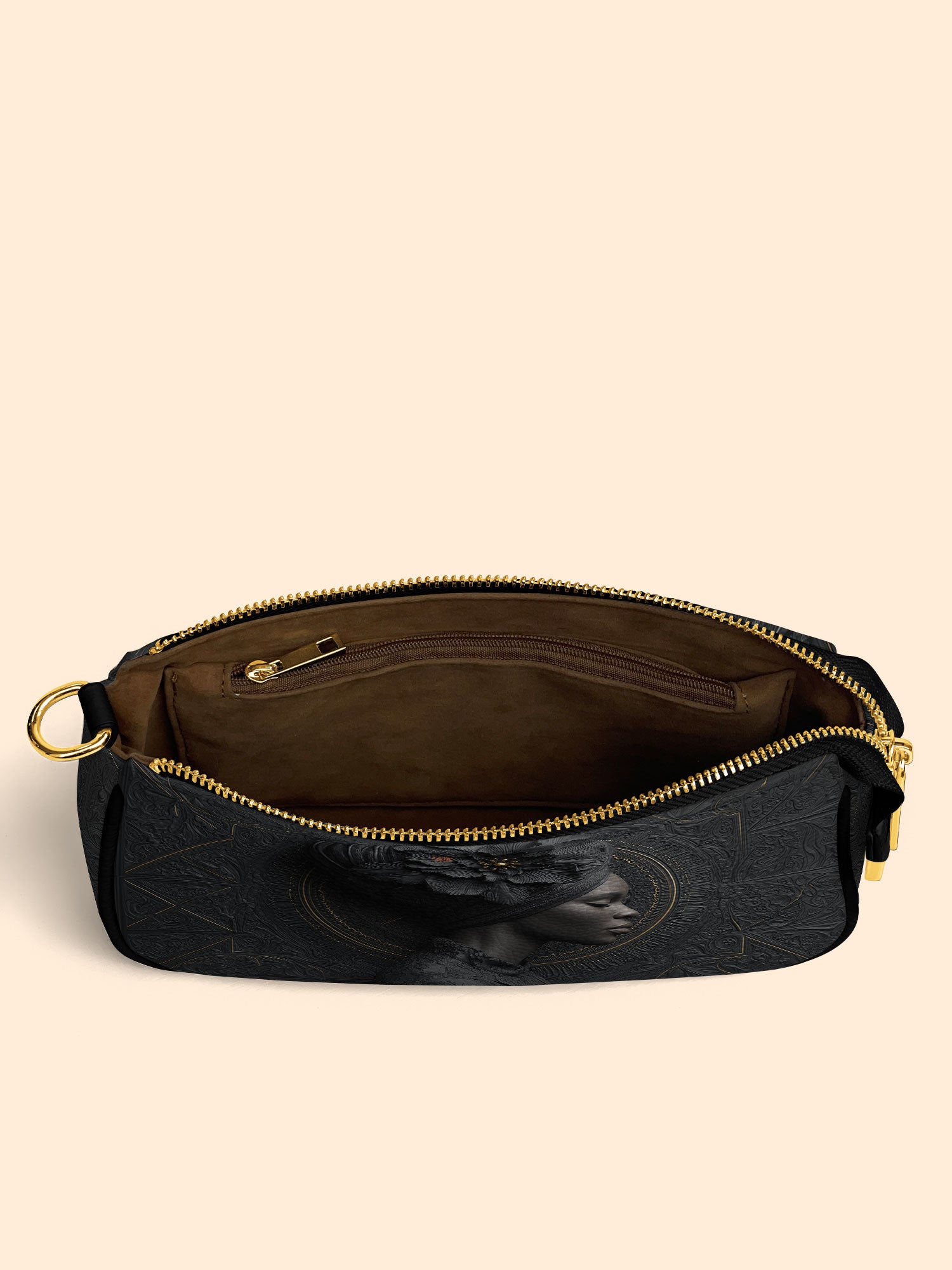 Noir Dahlia Classic Zip Pochette QR0TV095