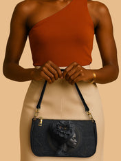 Noir Dahlia Classic Zip Pochette QR0TV095