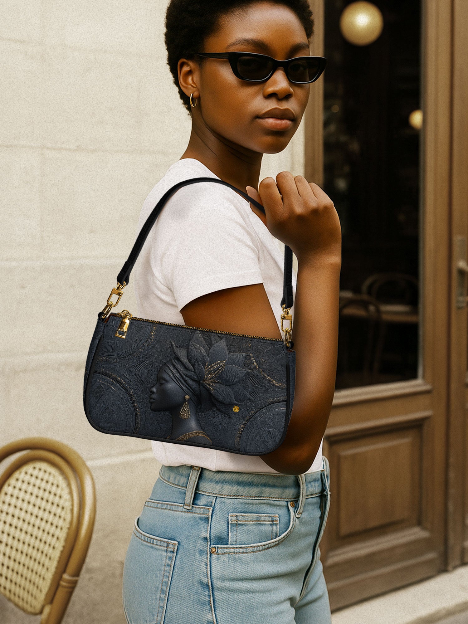 Obsidian Queen Classic Zip Pochette QR0TV098