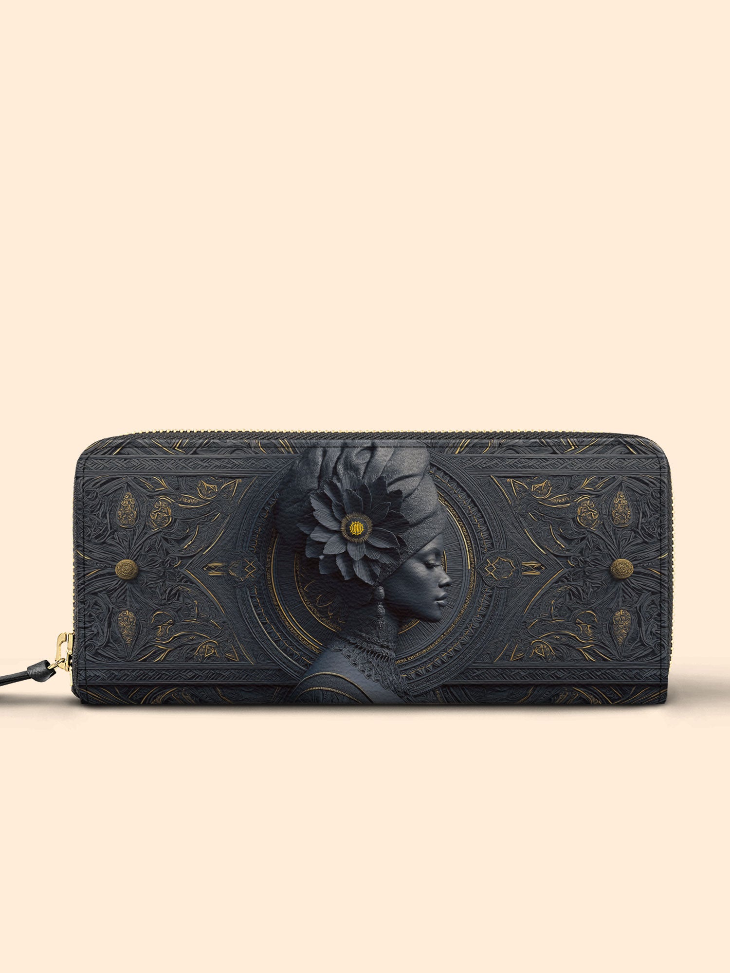 Midnight Bloom Slimline Zippy Wallet QR0TV105