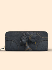 Obsidian Queen Slimline Zippy Wallet QR0TV099