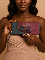 Majestic Aura Slimline Zippy Wallet QR0TV113