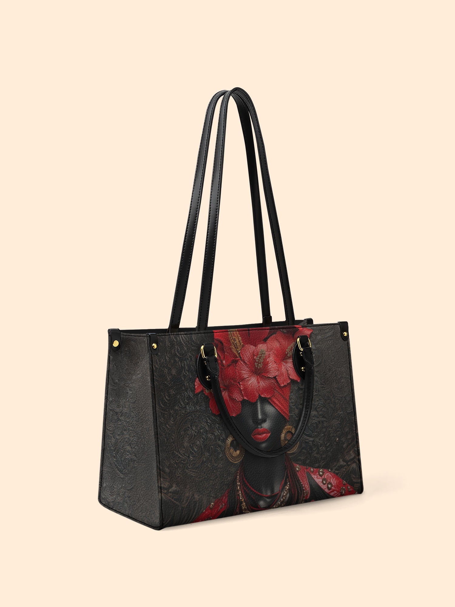 Affluence Bloom Premium Leather Handbag QR0XD448