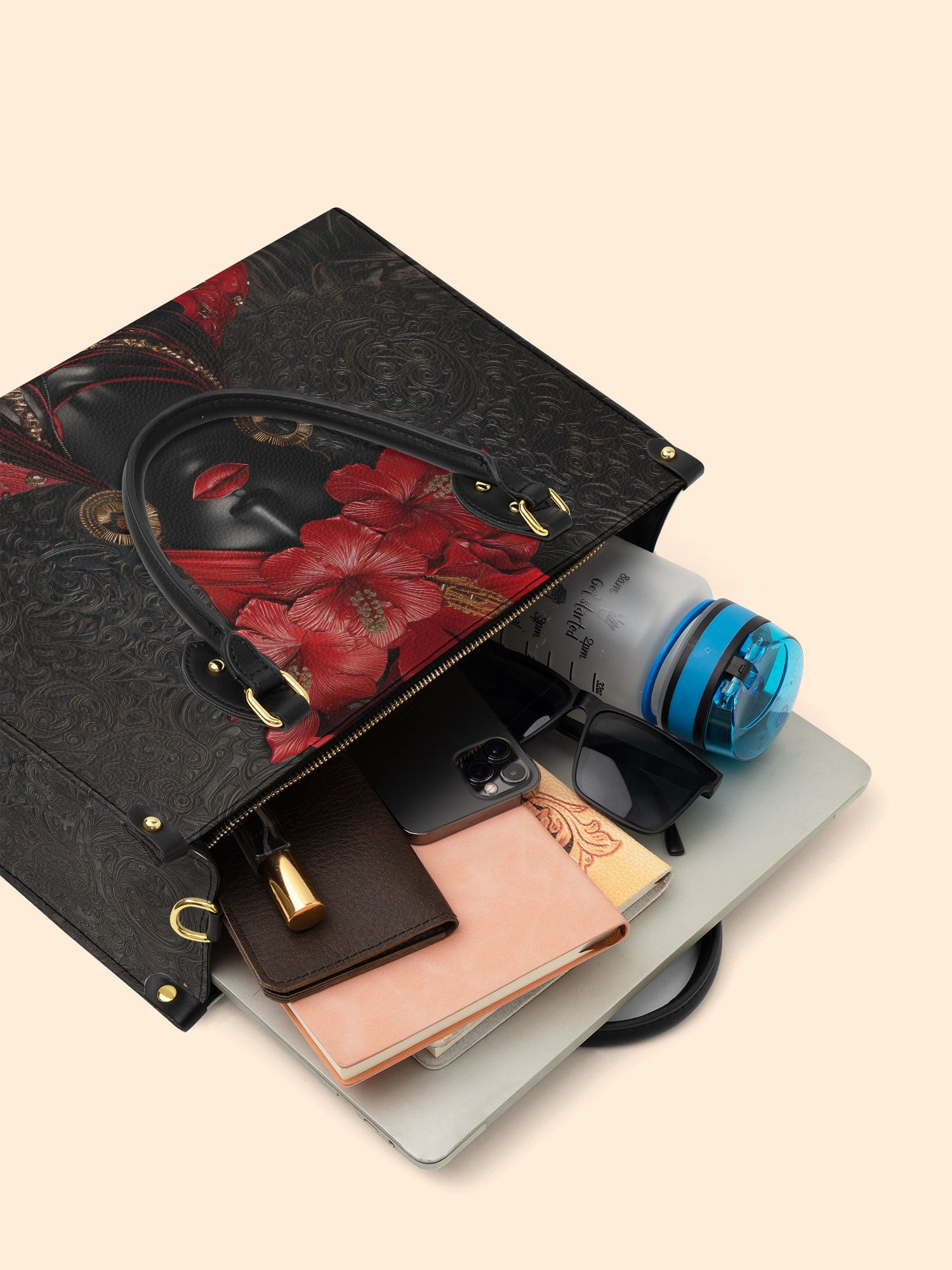 Affluence Bloom Premium Leather Handbag QR0XD448