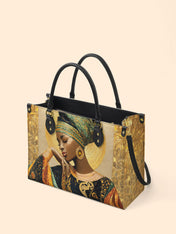 Afro Byzantine Premium Leather Handbag QR0TV151