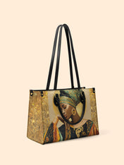Afro Byzantine Premium Leather Handbag QR0TV151