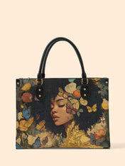 Butterfly Girl Premium Leather Handbag QR0HH107