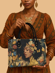 Butterfly Girl Premium Leather Handbag QR0HH107