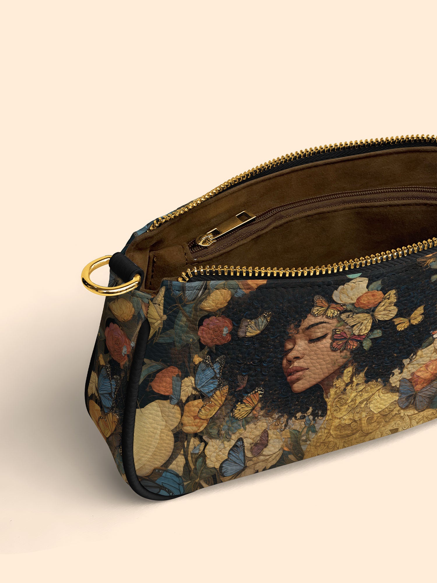 Butterfly Girl Classic Zip Pochette QR0HH112