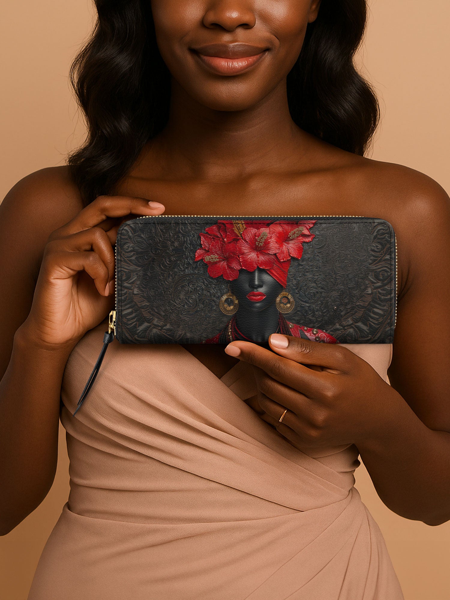 Affluence Bloom Slimline Zippy Wallet QR0XD450