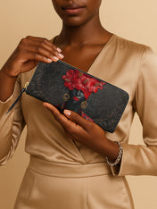 Affluence Bloom Slimline Zippy Wallet QR0XD450