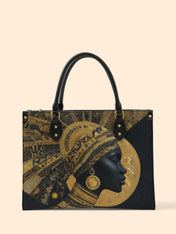 Ebon Eclipse Premium Leather Handbag QR0XD134