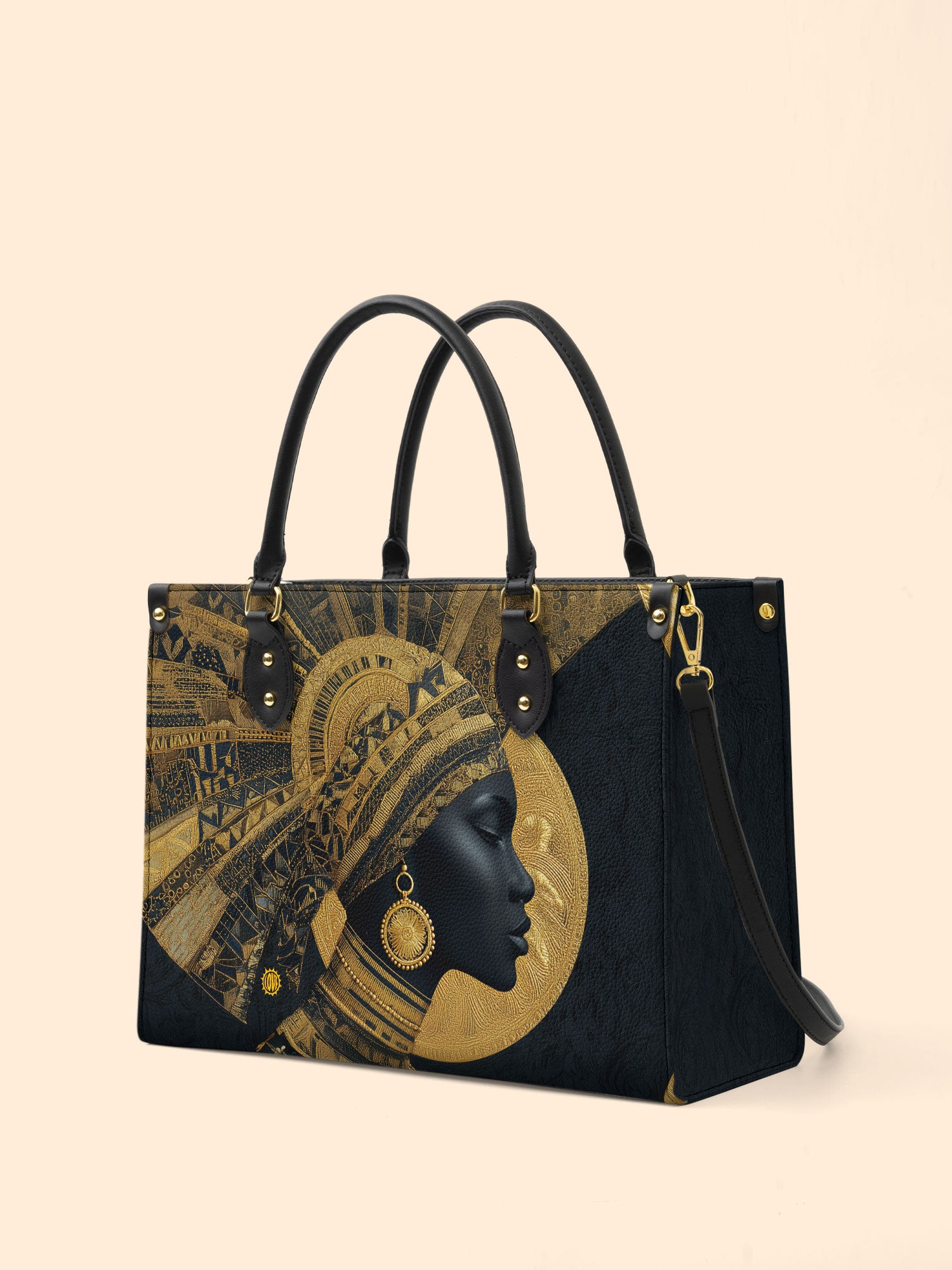 Ebon Eclipse Premium Leather Handbag QR0XD134