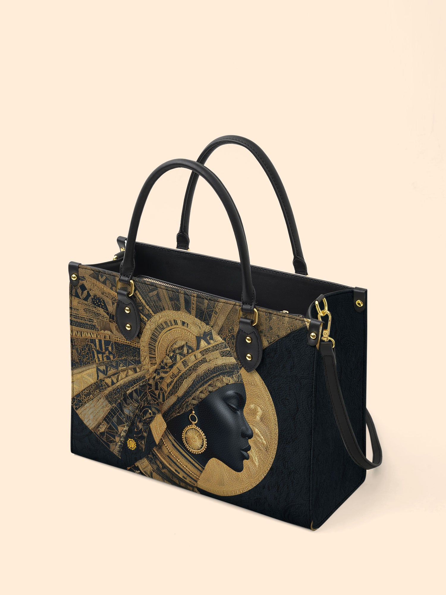 Ebon Eclipse Premium Leather Handbag QR0XD134