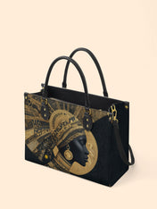 Ebon Eclipse Premium Leather Handbag QR0XD134