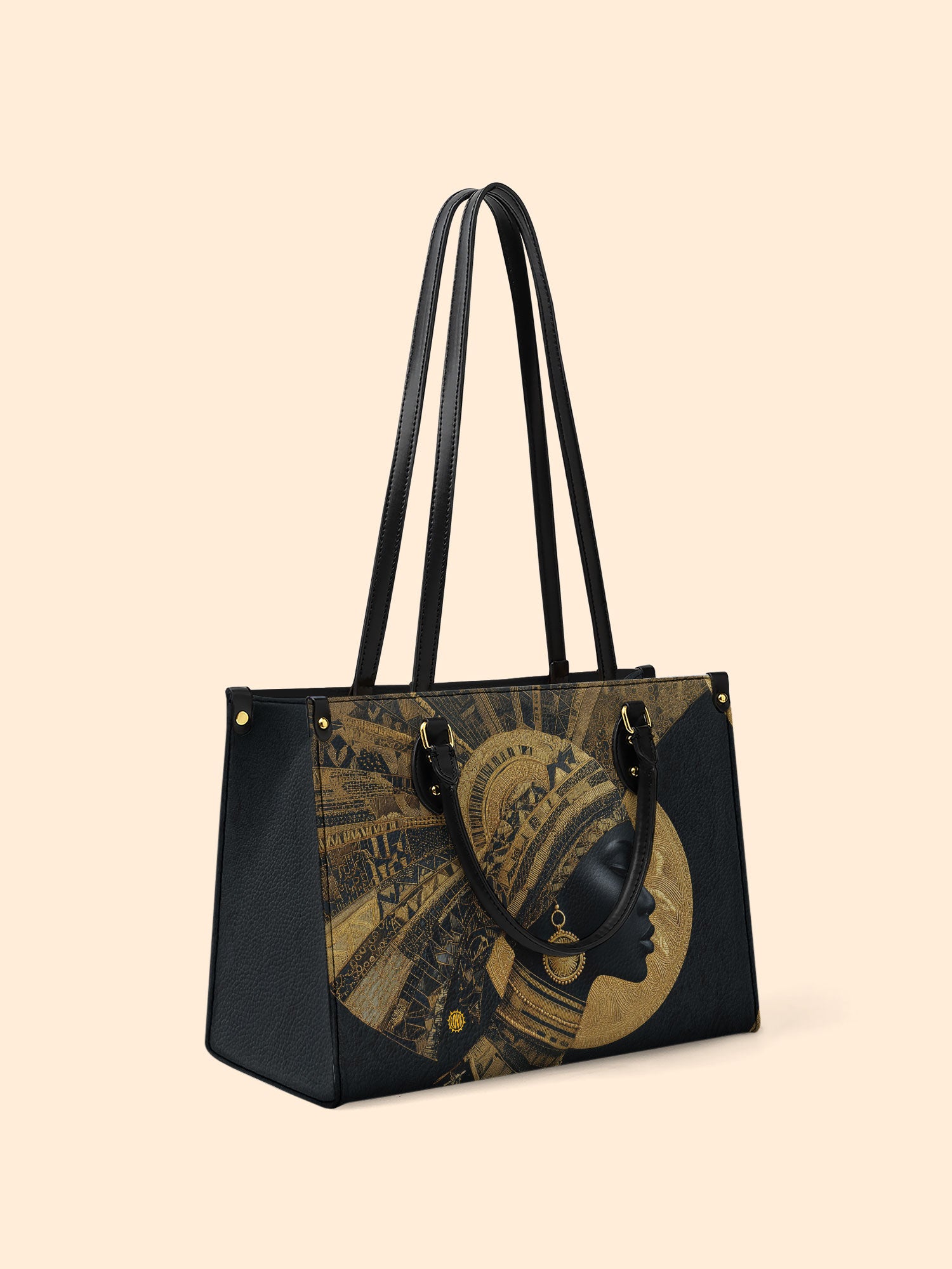 Ebon Eclipse Premium Leather Handbag QR0XD134