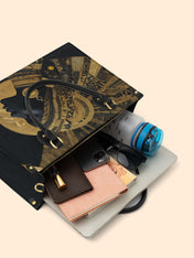 Ebon Eclipse Premium Leather Handbag QR0XD134