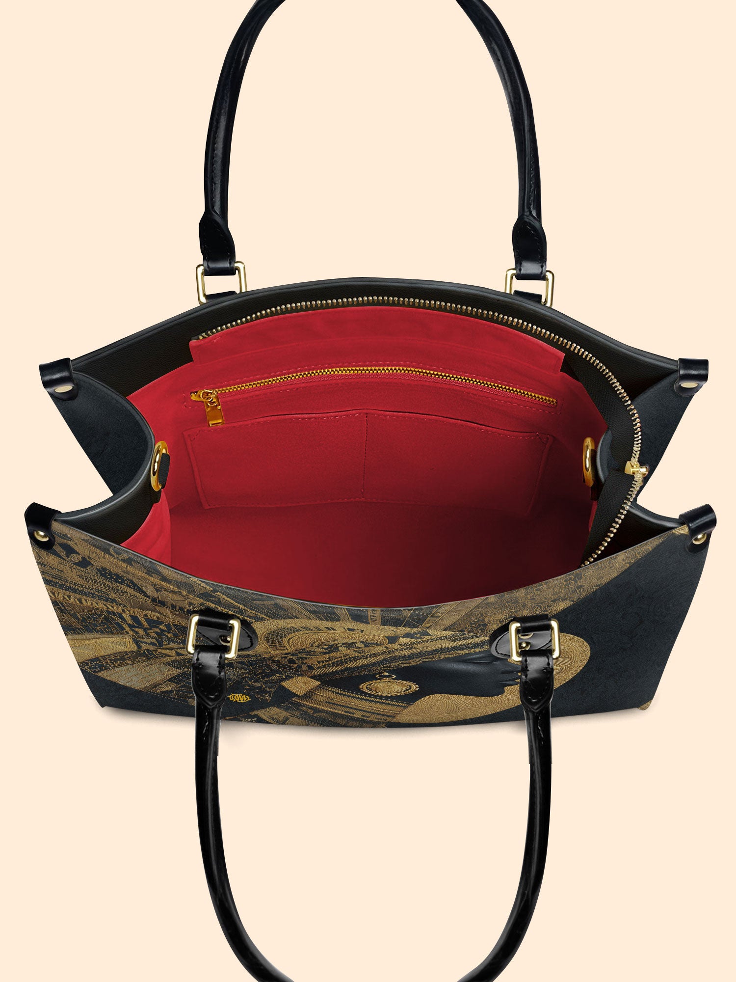 Ebon Eclipse Premium Leather Handbag QR0XD134