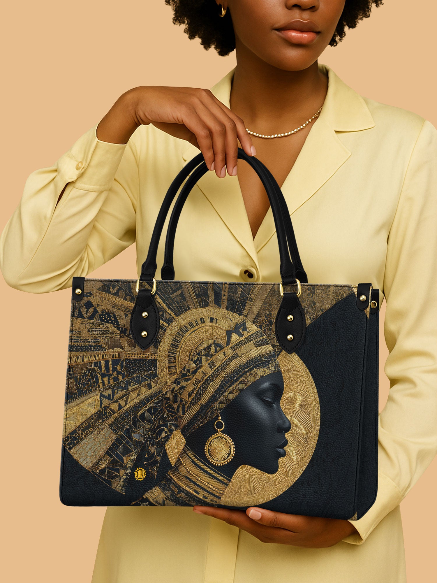 Ebon Eclipse Premium Leather Handbag QR0XD134