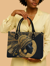 Ebon Eclipse Premium Leather Handbag QR0XD134