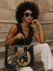 Ebon Eclipse Premium Leather Handbag QR0XD134