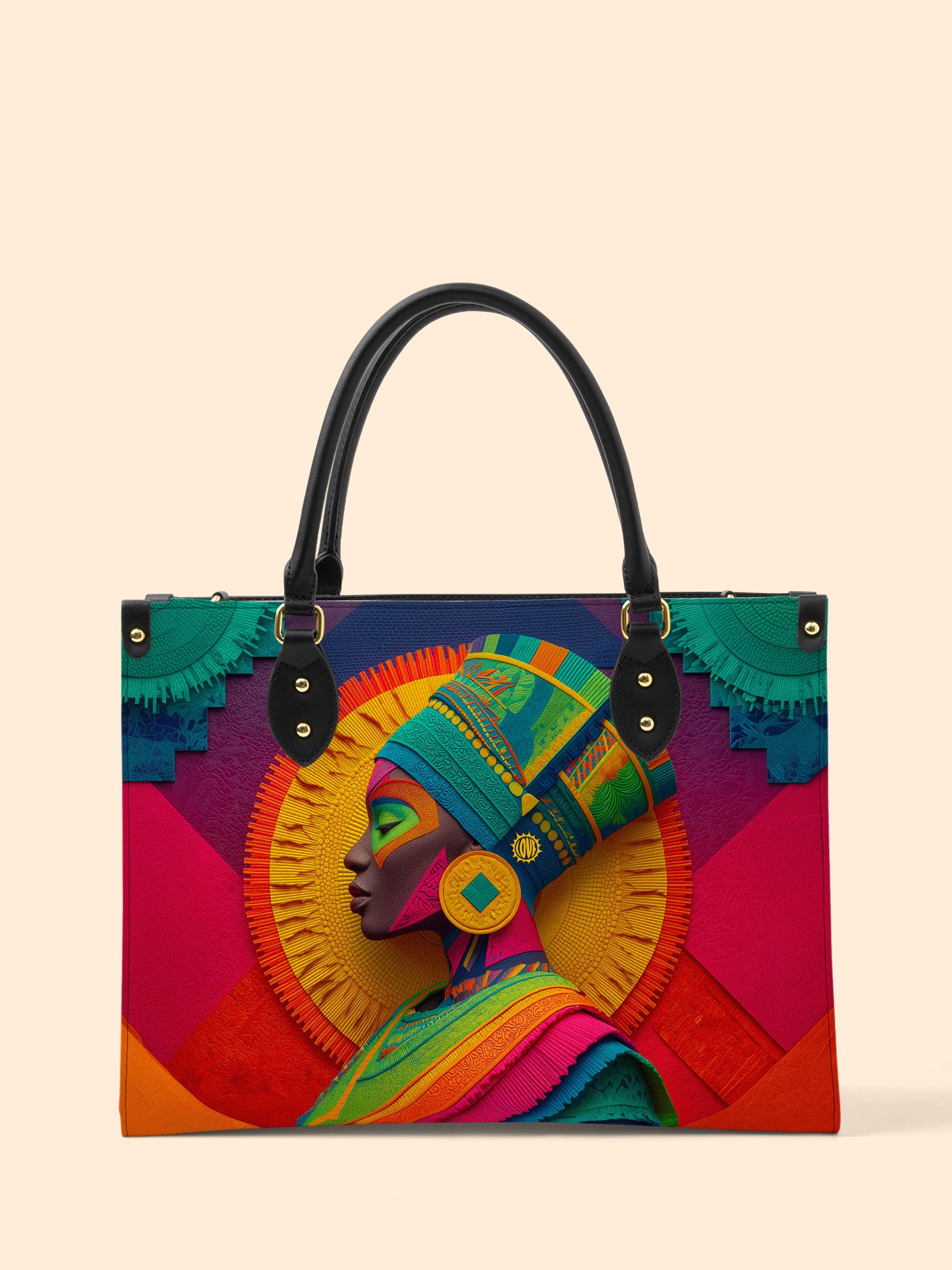 Crowned Roots Premium Leather Handbag QR0TD239