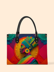 Crowned Roots Premium Leather Handbag QR0TD239