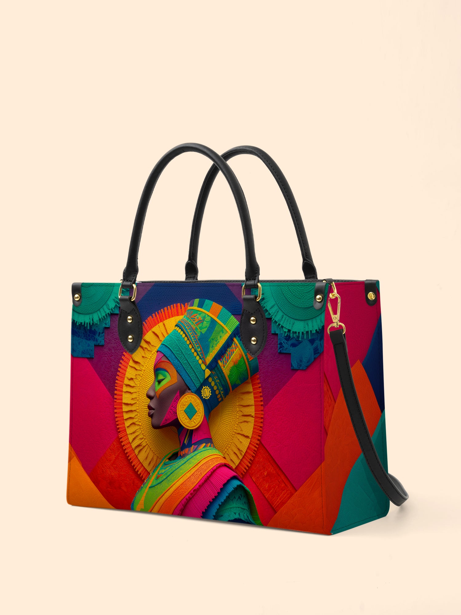 Crowned Roots Premium Leather Handbag QR0TD239