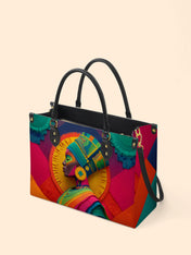 Crowned Roots Premium Leather Handbag QR0TD239