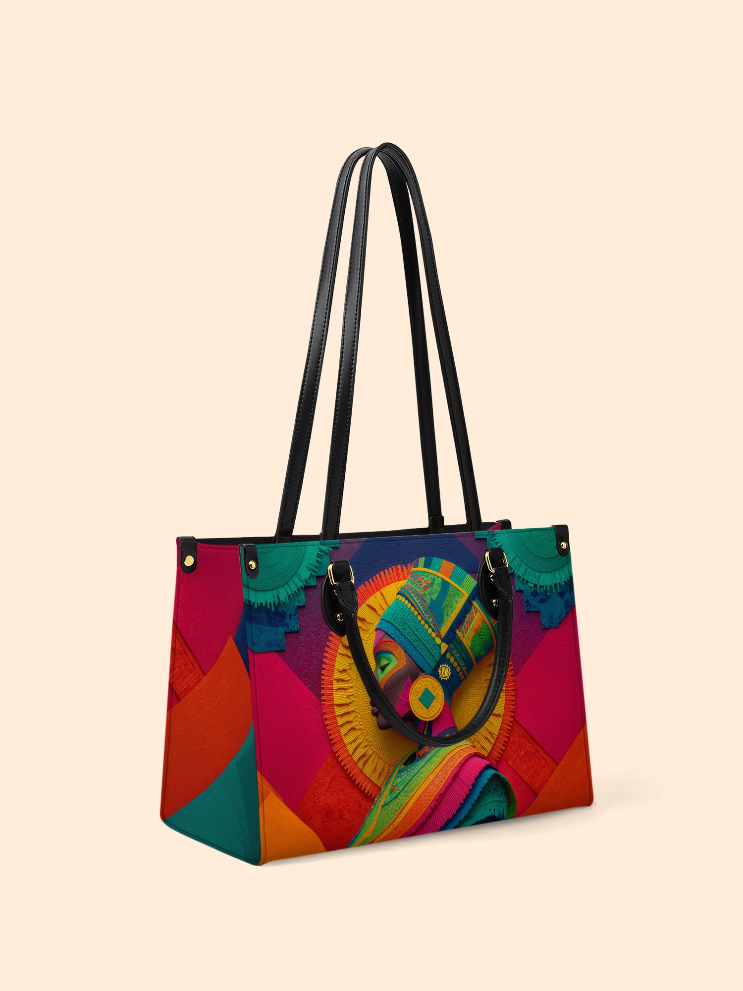 Crowned Roots Premium Leather Handbag QR0TD239