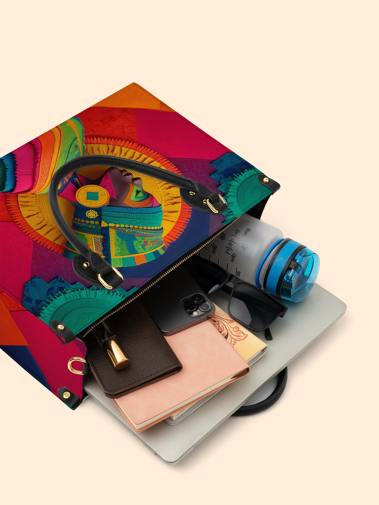 Crowned Roots Premium Leather Handbag QR0TD239