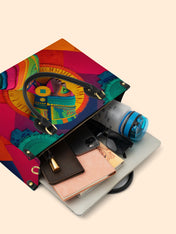 Crowned Roots Premium Leather Handbag QR0TD239