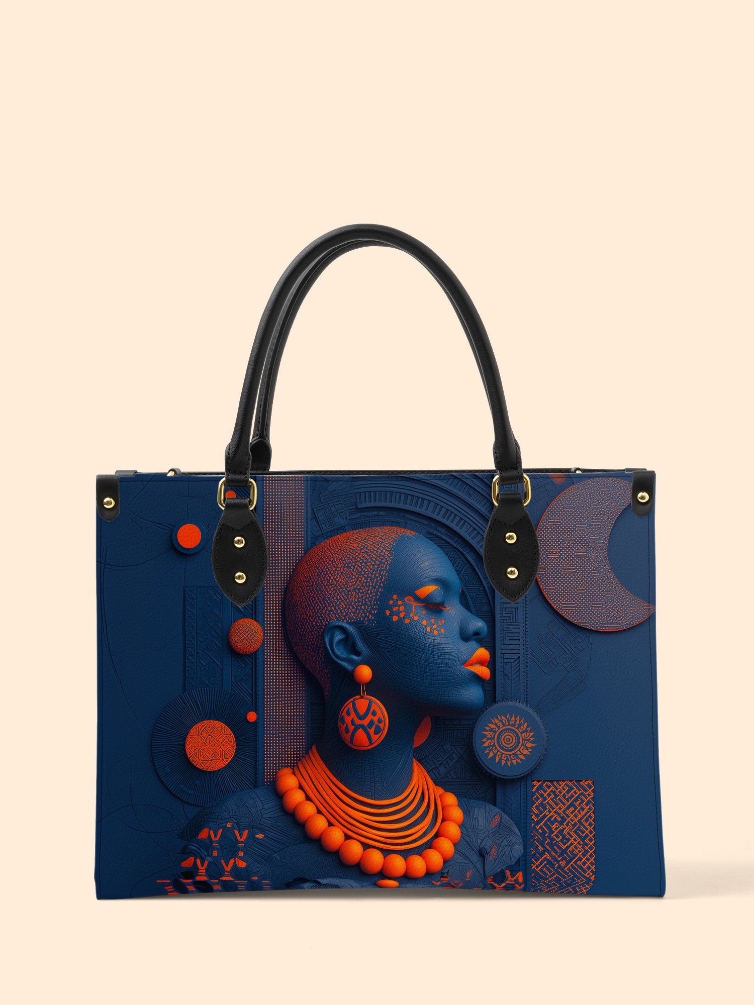 Echoes of Africa Premium Leather Handbag QR0TD263