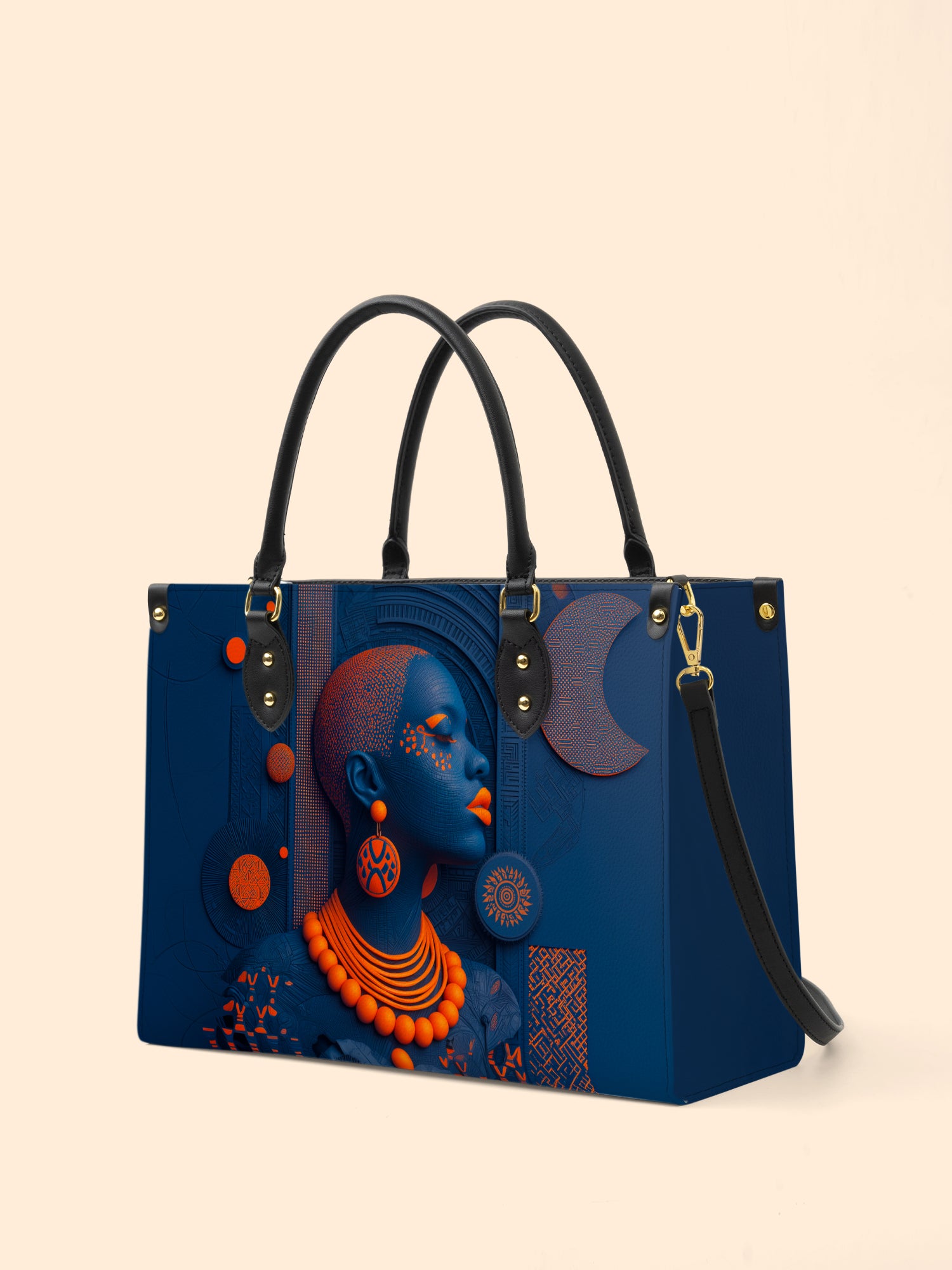 Echoes of Africa Premium Leather Handbag QR0TD263