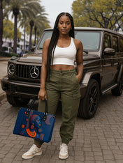 Echoes of Africa Premium Leather Handbag QR0TD263