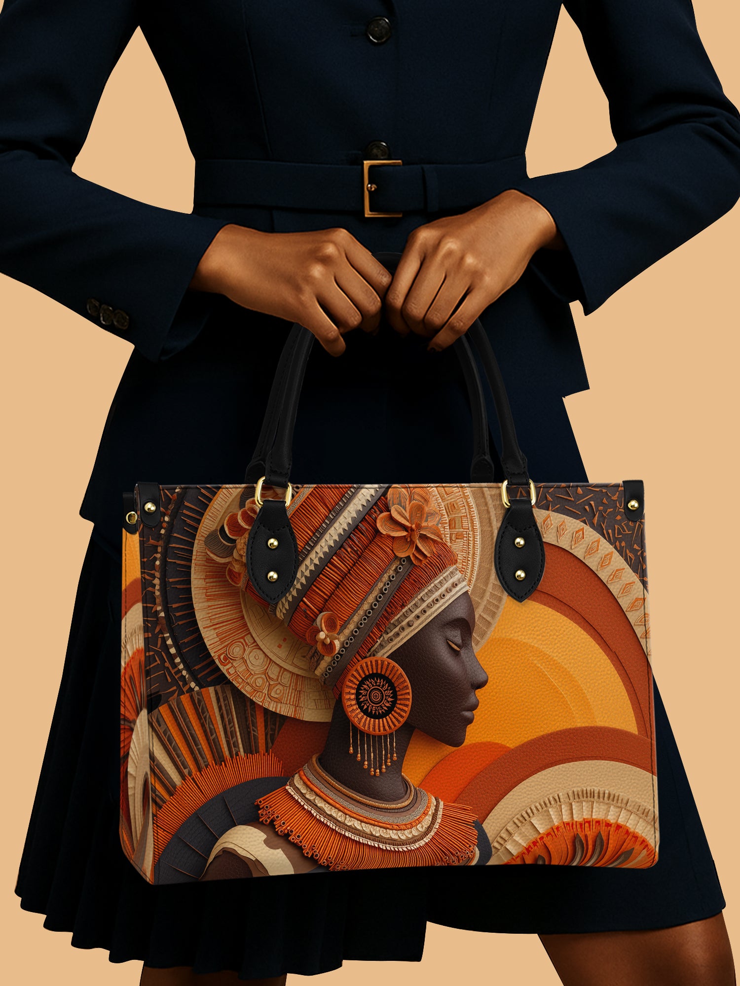 Queen’s Wrap Premium Leather Handbag QR0TD245