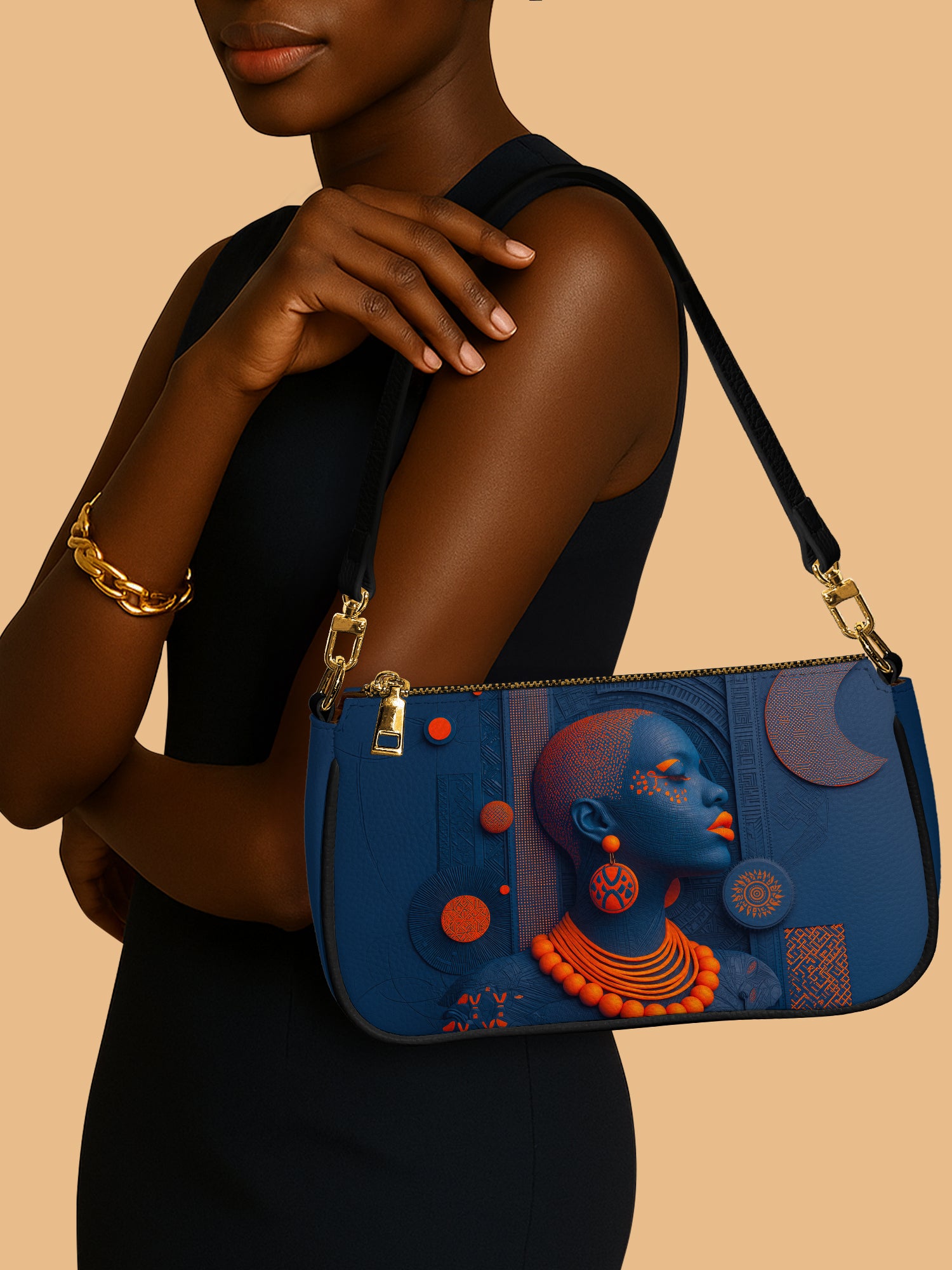 Echoes of Africa Classic Zip Pochette QR0TD264