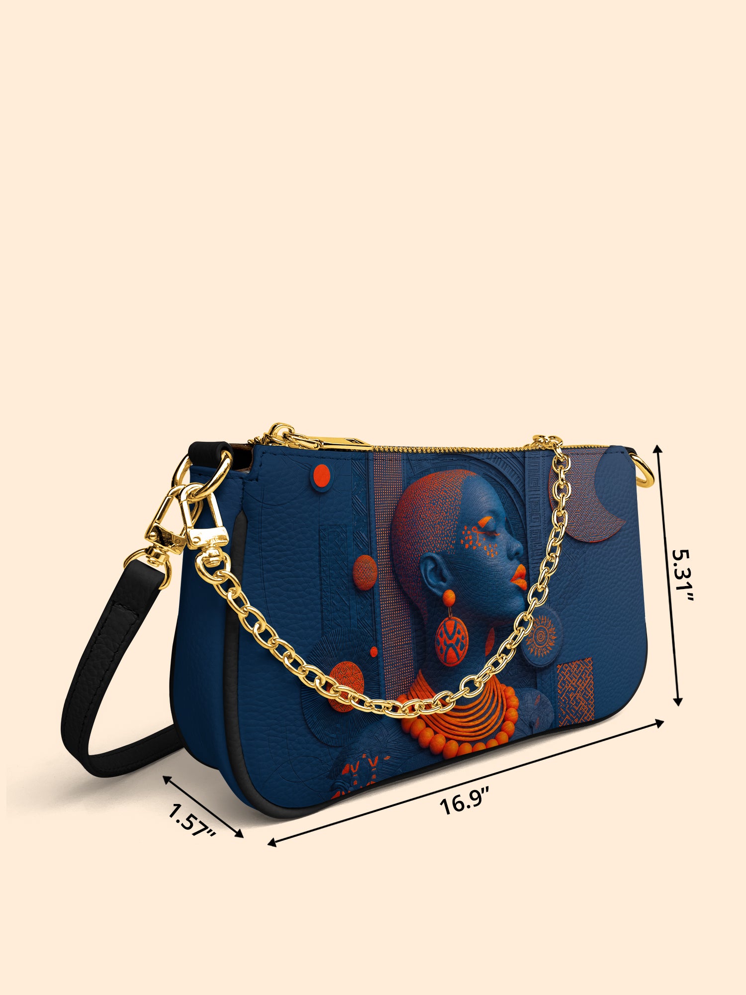 Echoes of Africa Classic Zip Pochette QR0TD264