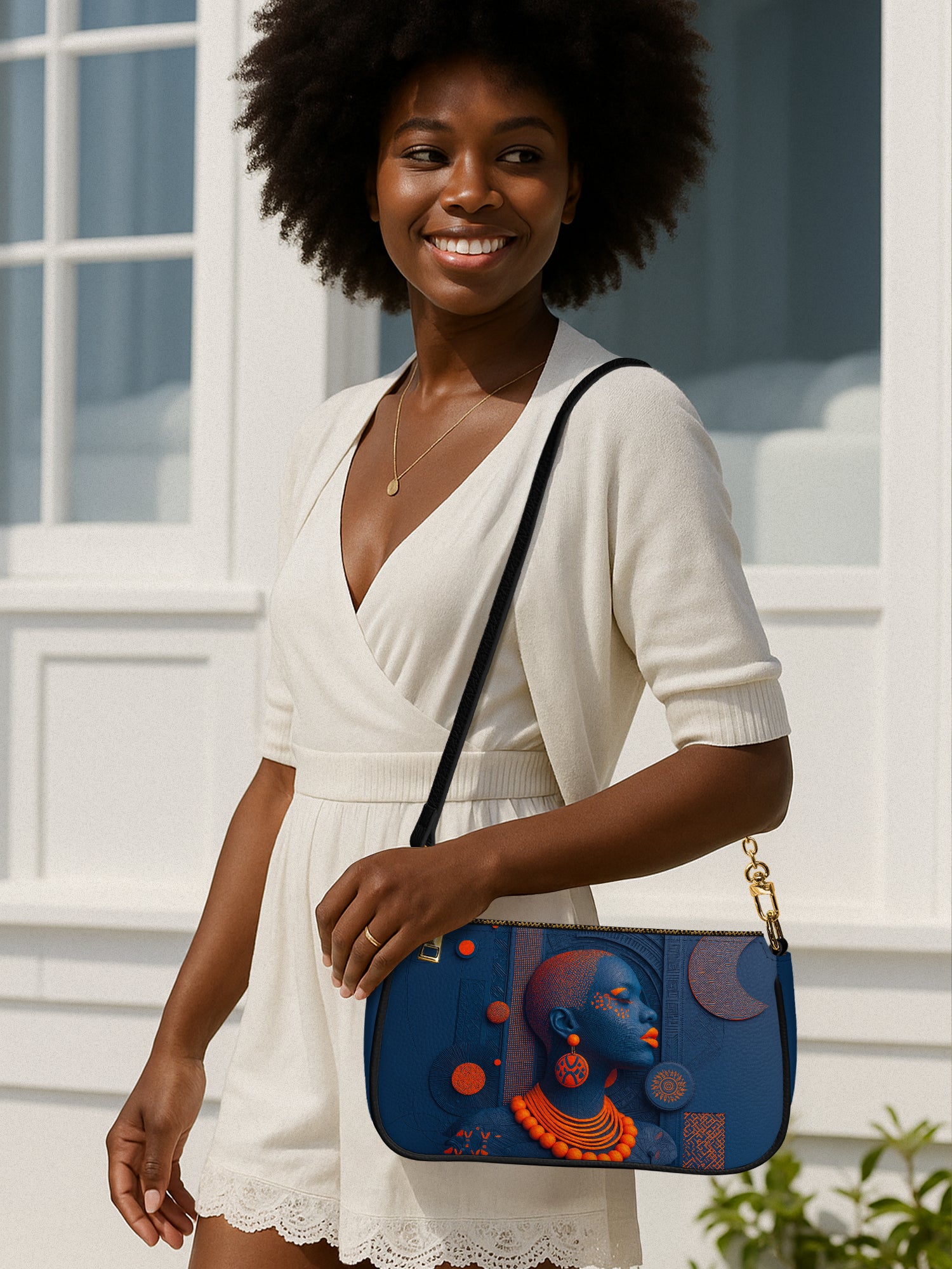 Echoes of Africa Classic Zip Pochette QR0TD264