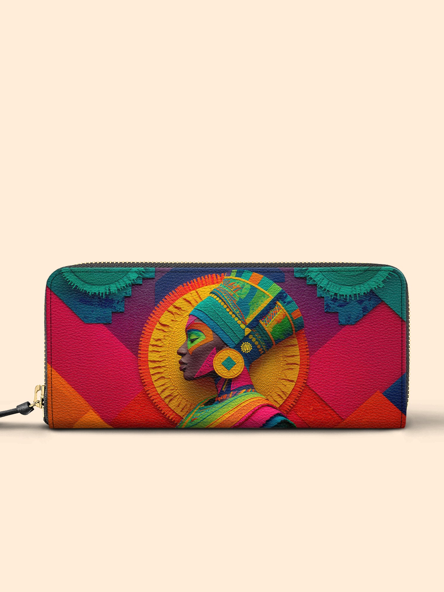 Crowned Roots Slimline Zippy Wallet QR0TD238