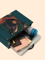 Afro Crown Premium Leather Handbag QR0TD260