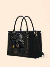 Black Essence Premium Leather Handbag QR0TD284