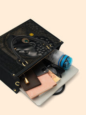 Black Essence Premium Leather Handbag QR0TD284